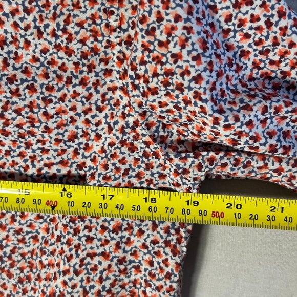 Gap Floral Print Boyfriend Fit Long Sleeve 100% Cotton Shirt, Women's Size M - Picture 4 of 8